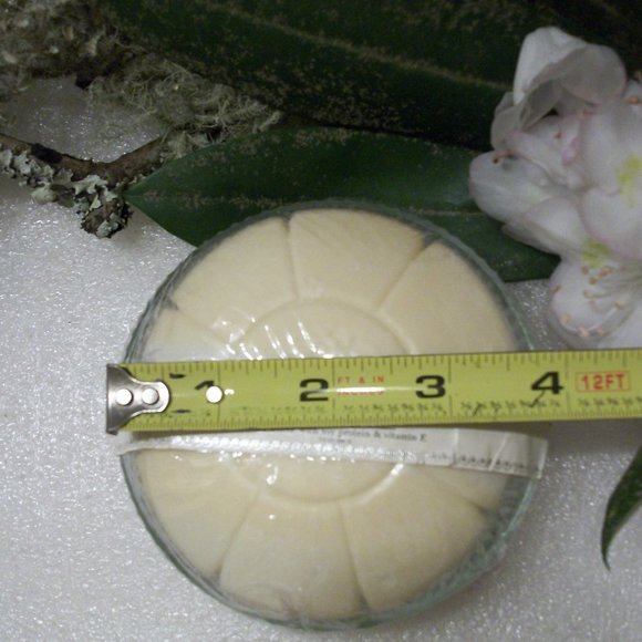 NEW LA SOIE Touch of Rose Body Soap in Custom Glass Dish Soy & Vitamin E Sealed - Picture 11 of 12